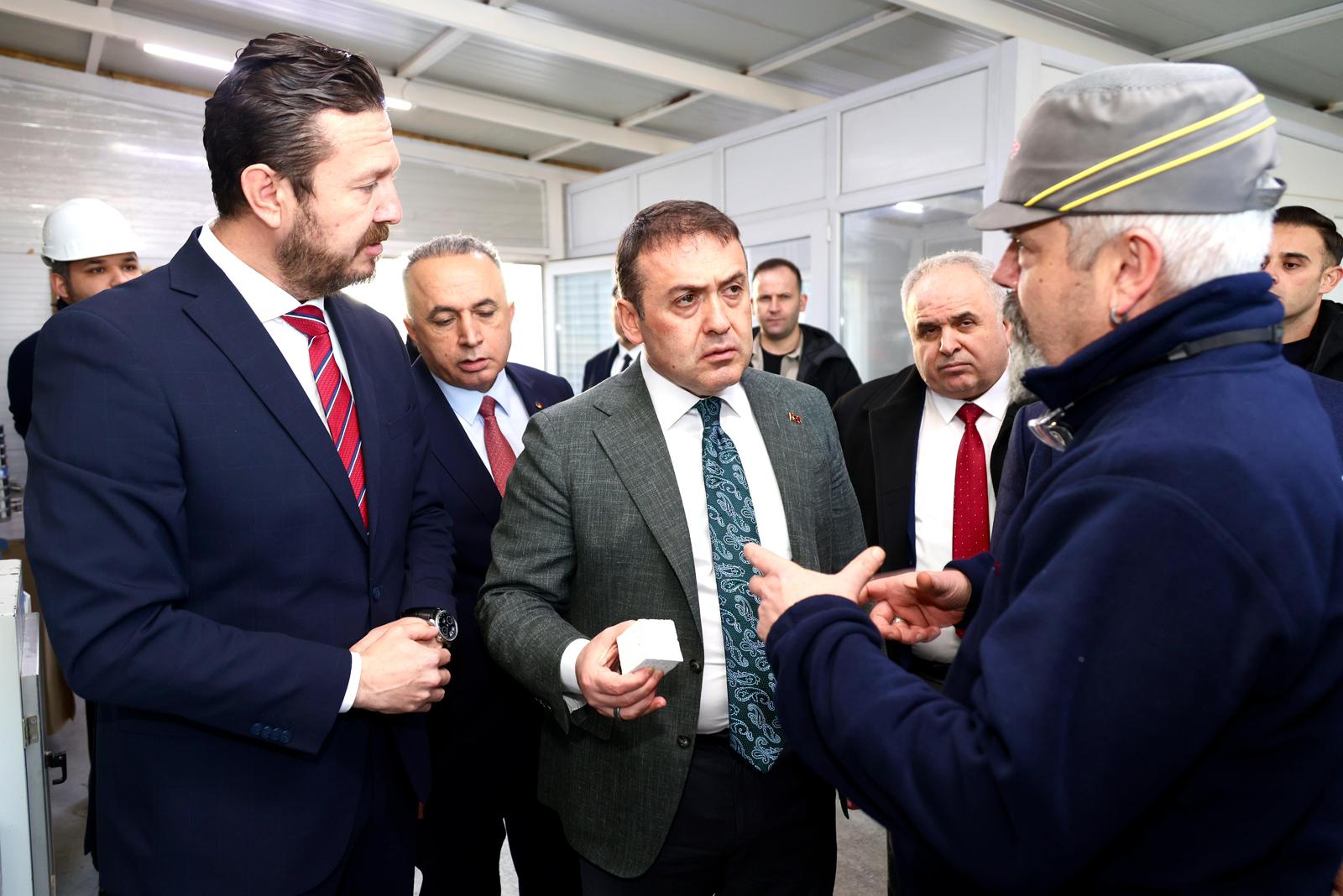 Bozüyük OSB’de Stratejik Üretime Validen Yakın Takip