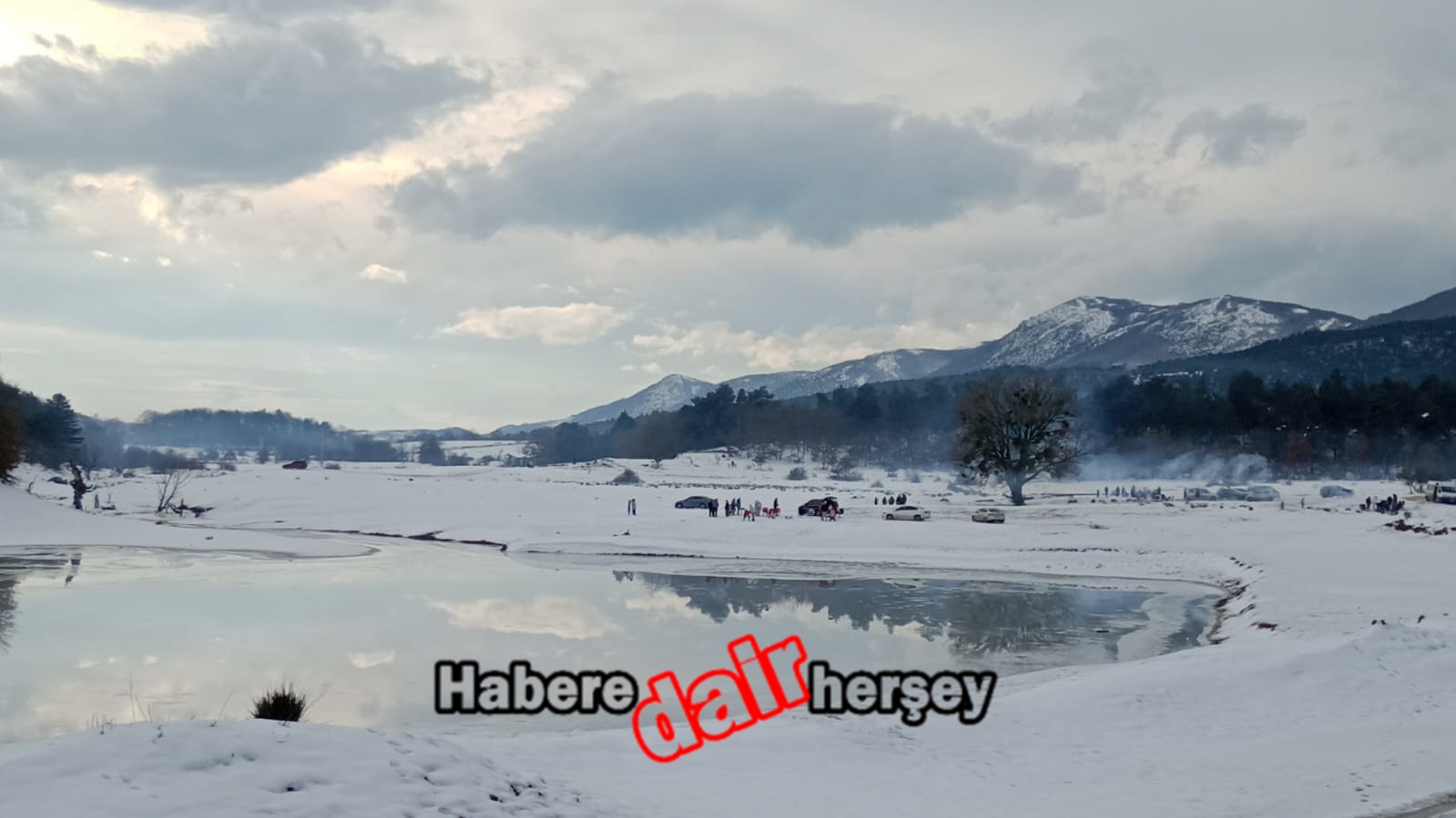 Bilecik’te Kar Manzarasıyla Kartpostallık Görüntüler