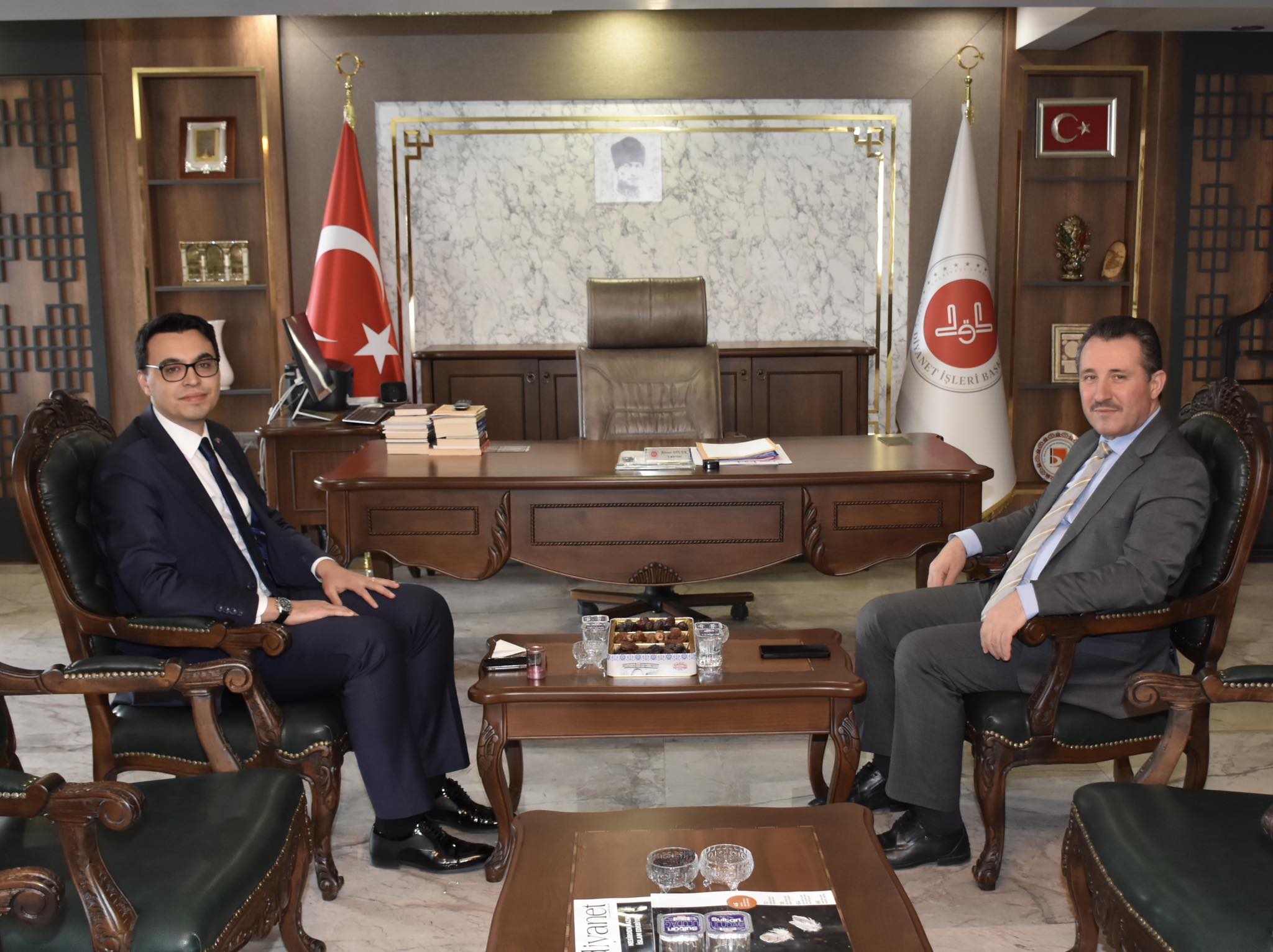 Kaymakam Kara’dan İl Müftüsü Dilek’e Anlamlı İade-i Ziyaret