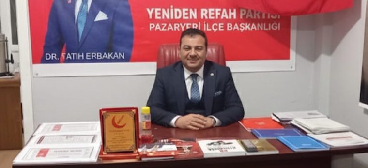 Yeniden Refah Partisi Pazaryeri İlçe Başkanı Sefer Uslu’dan Kadir Gecesi Mesajı