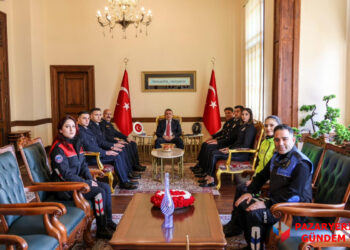 Bilecik Valisi Faik Oktay Sözer, Polis Haftası Dolayısıyla Teşkilat Mensuplarını Kabul Etti