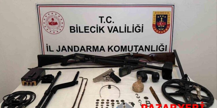 Bilecik’te Anadolu Mirası” Operasyonu: Tarihi Eserler ve Silahlar Ele Geçirildi