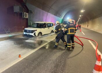 OSMANGAZİ TÜNELİNDE YANGINA MÜDAHALE VE KURTARMA OPERASYONU